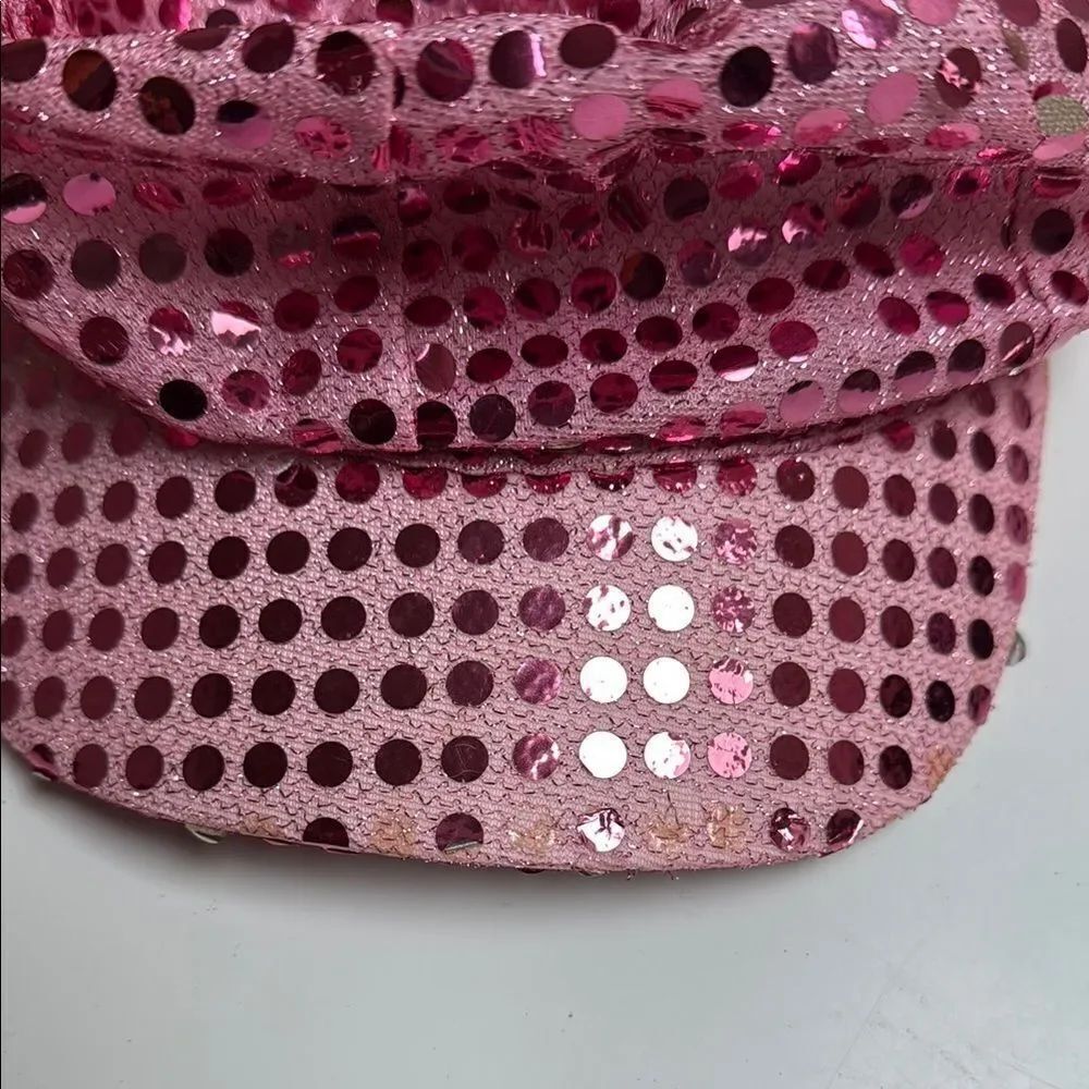 Pink Sequin Cap - Picture 4 of 4